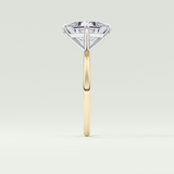 2.0 CT Princess Cut Solitaire Lab-Grown Diamond Engagement Ring 4