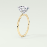 2.0 CT Princess Cut Solitaire Lab-Grown Diamond Engagement Ring 5