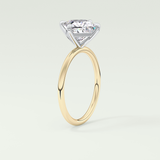2.0 CT Princess Cut Solitaire Lab-Grown Diamond Engagement Ring 5