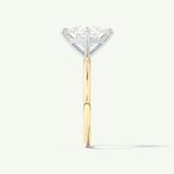 2.0 CT Princess Cut Solitaire Two Tone Lab-Grown Diamond Engagement Ring
