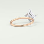 2.0 CT Princess Cut Solitaire Lab-Grown Diamond Engagement Ring 8