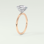 2.0 CT Princess Cut Solitaire Lab-Grown Diamond Engagement Ring 11