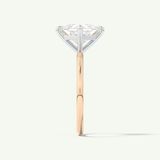 2.0 CT Princess Cut Solitaire Two Tone Lab-Grown Diamond Engagement Ring