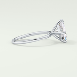 2.0 CT Princess Cut Solitaire Lab-Grown Diamond Engagement Ring 15