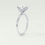 2.0 CT Princess Cut Solitaire Lab-Grown Diamond Engagement Ring 17