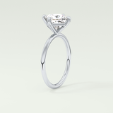 2.0 CT Princess Cut Solitaire Lab-Grown Diamond Engagement Ring 17