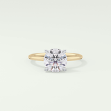 2 CT Round Cut Solitaire Moissanite Engagement Ring 1