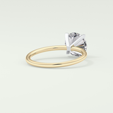 2 CT Round Cut Solitaire Moissanite Engagement Ring 2