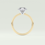 2 CT Round Cut Solitaire Moissanite Engagement Ring 6