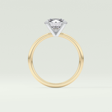 2 CT Round Cut Solitaire Moissanite Engagement Ring 6