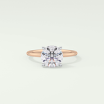 2 CT Round Cut Solitaire Moissanite Engagement Ring 7