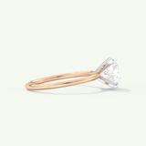 2.0 CT Round Cut Solitaire Lab-Grown Diamond Engagement Ring