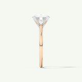 2 CT Round Cut Solitaire Moissanite Engagement Ring