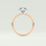 2 CT Round Cut Solitaire Moissanite Engagement Ring 12
