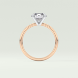 2 CT Round Cut Solitaire Moissanite Engagement Ring 12