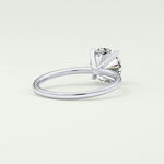 2 CT Round Cut Solitaire Moissanite Engagement Ring 14
