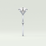 2 CT Round Cut Solitaire Moissanite Engagement Ring 16