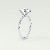 2 CT Round Cut Solitaire Moissanite Engagement Ring 17