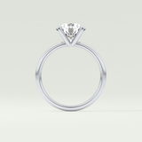 2 CT Round Cut Solitaire Moissanite Engagement Ring 18