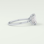 2.0 CT Emerald Cut Three Stone Lab-Grown Diamond Engagement Ring 15