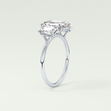 2.0 CT Emerald Cut Three Stone Lab-Grown Diamond Engagement Ring 17