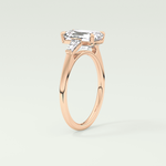 2.0 CT Emerald Cut Three Stone Lab-Grown Diamond Engagement Ring 11