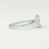 2.0 CT Emerald Cut Three Stone Lab-Grown Diamond Engagement Ring 15