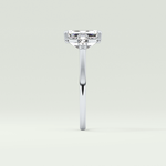 2.0 CT Emerald Cut Three Stone Lab-Grown Diamond Engagement Ring 16