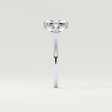 2.0 CT Emerald Cut Three Stone Lab-Grown Diamond Engagement Ring 16