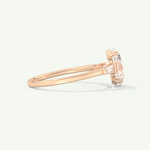 2.0 CT Oval Cut Three Stone Lab-Grown Diamond Engagement Ring