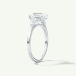 2.0 CT Oval Cut Three Stone Lab-Grown Diamond Engagement Ring