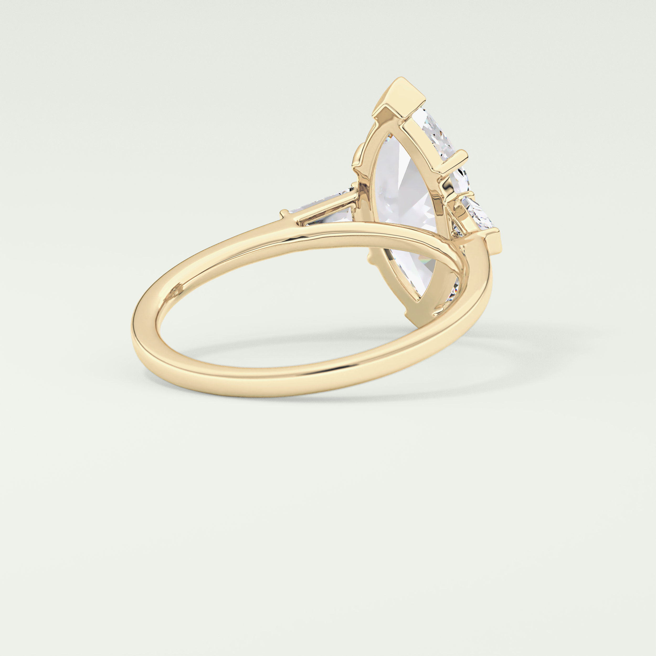 2.0 CT Marquise Cut Three Stone Lab-Grown Diamond Engagement Ring 2