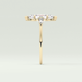 2.0 CT Marquise Cut Three Stone Lab-Grown Diamond Engagement Ring 4