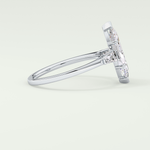 2.0 CT Marquise Cut Three Stone Lab-Grown Diamond Engagement Ring 15