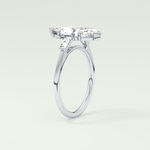 2.0 CT Marquise Cut Three Stone Lab-Grown Diamond Engagement Ring 17