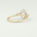 2.0 CT Oval Cut Three Stone Lab-Grown Diamond Engagement Ring 2
