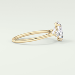 2.0 CT Oval Cut Three Stone Lab-Grown Diamond Engagement Ring 3