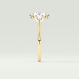 2.0 CT Oval Cut Three Stone Lab-Grown Diamond Engagement Ring 4