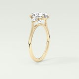 2.0 CT Oval Cut Three Stone Lab-Grown Diamond Engagement Ring 5