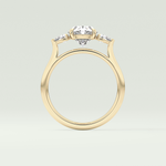 2.0 CT Oval Cut Three Stone Lab-Grown Diamond Engagement Ring 6