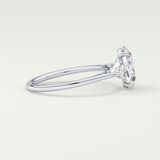 2.0 CT Oval Cut Three Stone Lab-Grown Diamond Engagement Ring 15