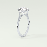 2.0 CT Oval Cut Three Stone Lab-Grown Diamond Engagement Ring 17