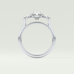2.0 CT Oval Cut Three Stone Lab-Grown Diamond Engagement Ring 18