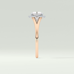 2.0 CT Cushion Cut Halo Split Shank Lab-Grown Diamond Engagement Ring 10