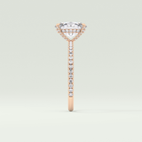 2.0 CT Oval Cut Pave & Hidden Stone Lab-Grown Diamond Engagement Ring 10