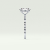 2.0 CT Oval Cut Pave & Hidden Stone Lab-Grown Diamond Engagement Ring 13