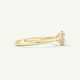 2.0 CT Round Cut Solitaire Lab-Grown Diamond Engagement Ring