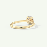 2.0 CT Round Cut Solitaire Lab-Grown Diamond Engagement Ring