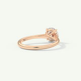 2.0 CT Round Cut Solitaire Lab-Grown Diamond Engagement Ring