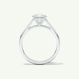 2.0 CT Round Cut Solitaire Moissanite Engagement Ring